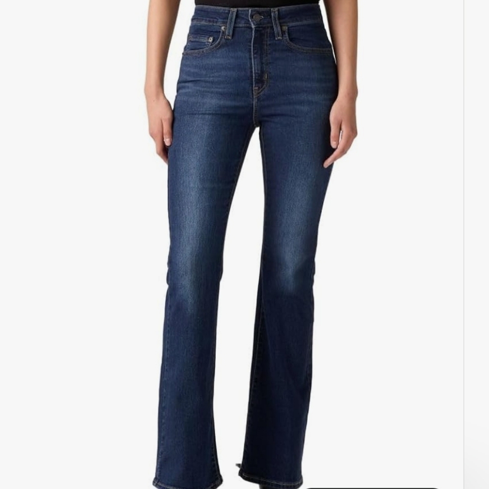 Levi's 726 High-Rise Slim Fit Flare Jeans, 32